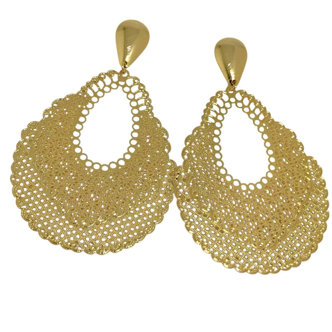 Aros Margarita Oro