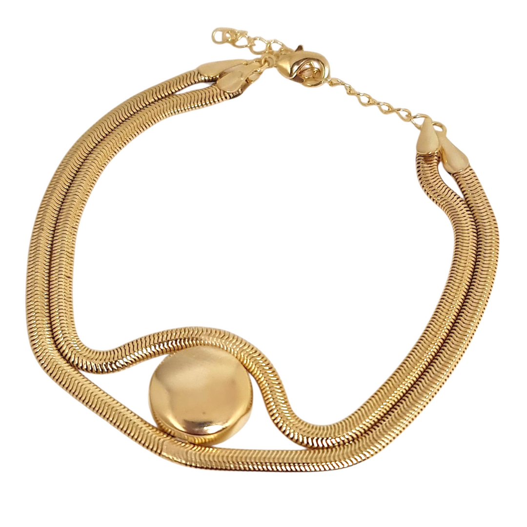 Pulsera Cinta Amanda Oro