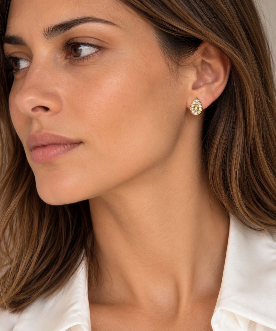 Aros Ángela Circones Oro