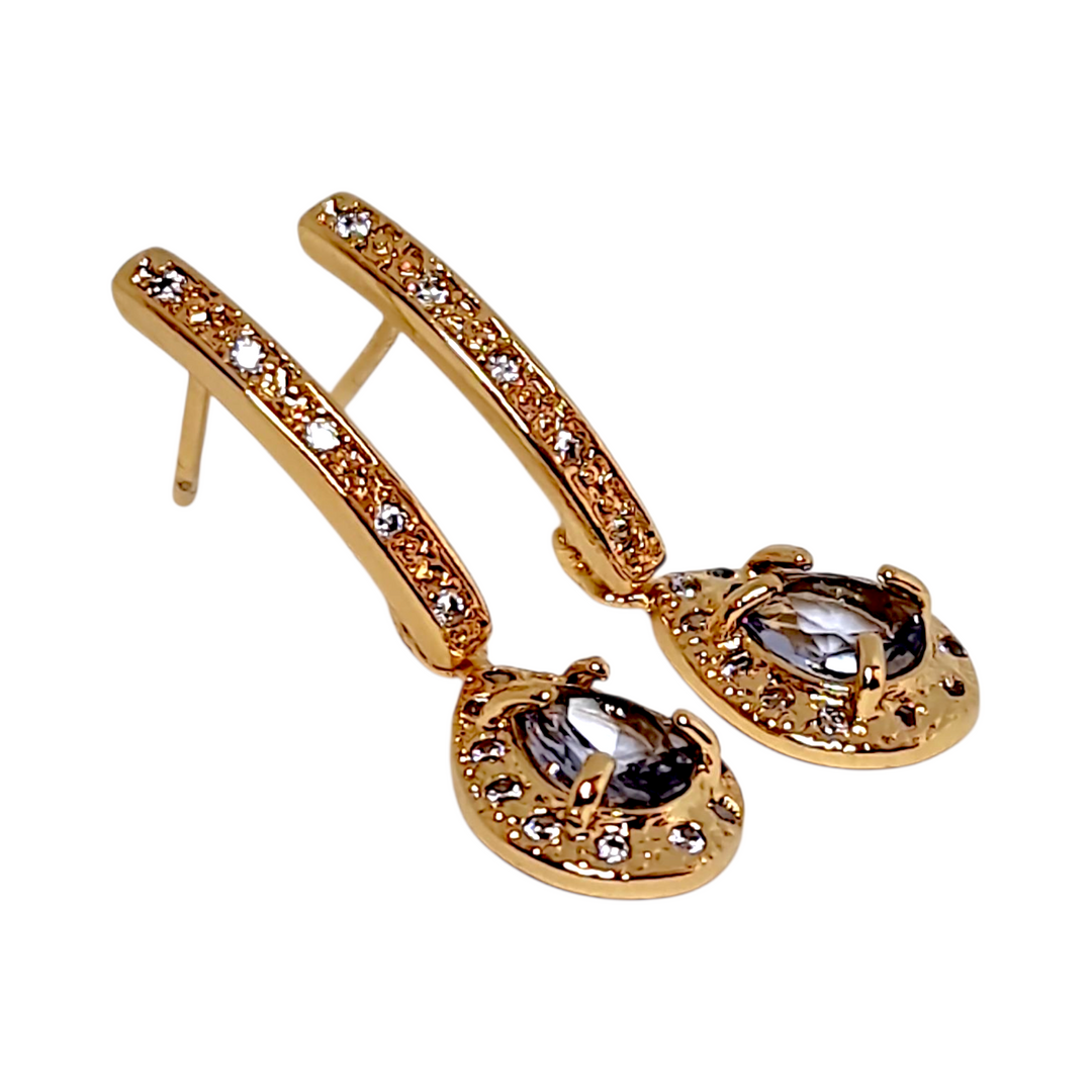 Aros Julia Novia Circones Oro