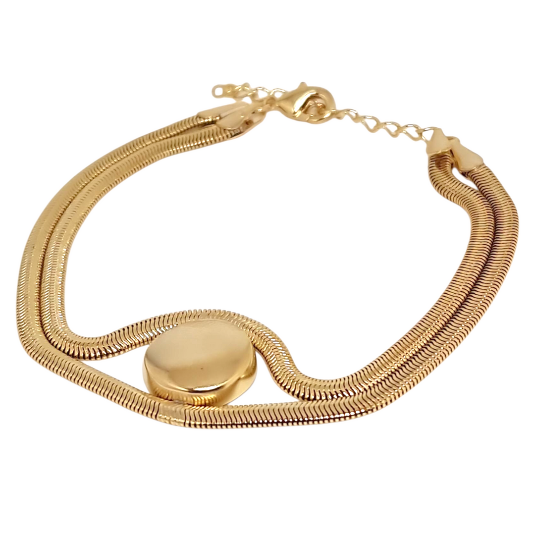 Pulsera Cinta Amanda Oro