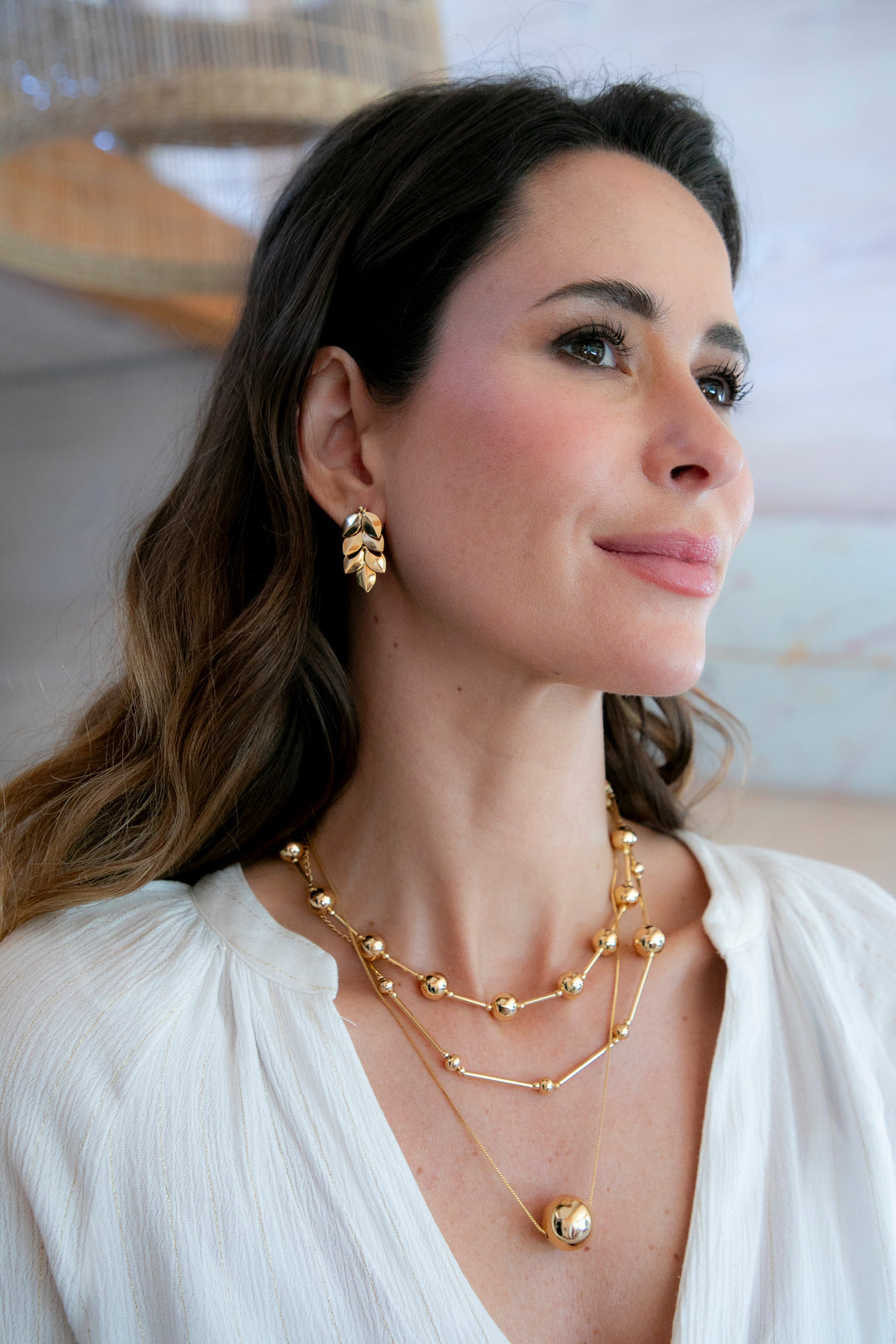Collar Esfera Laura Oro