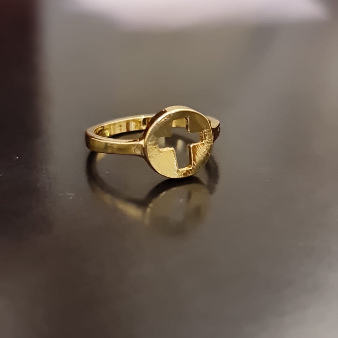 Anillo Cruz Oro