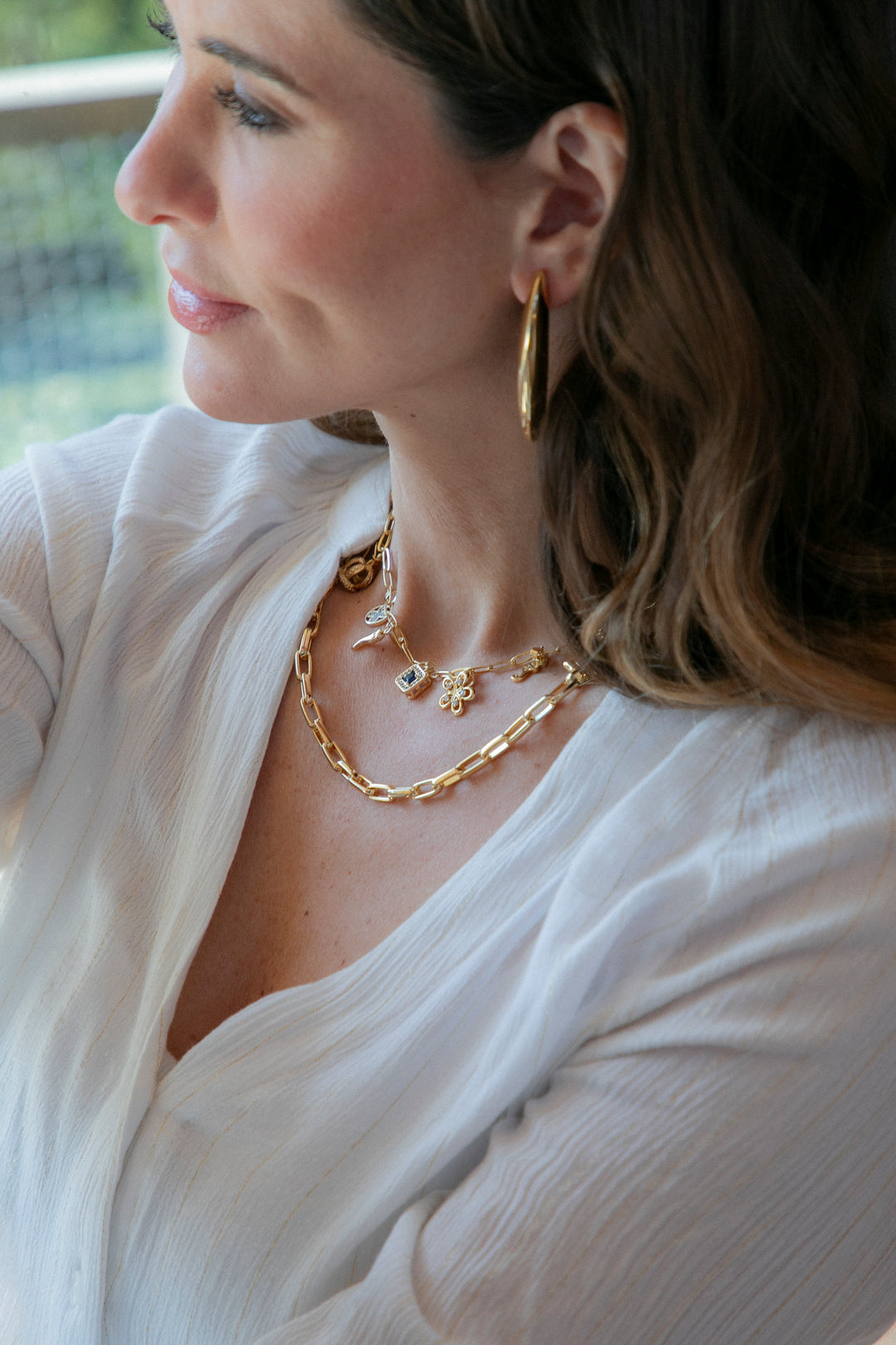 Aros Colomba Oro