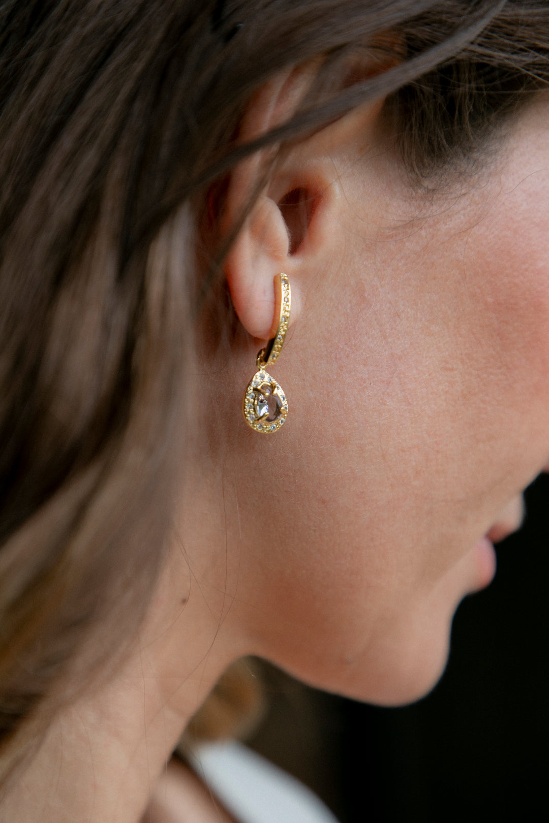Aros Julia Novia Circones Oro