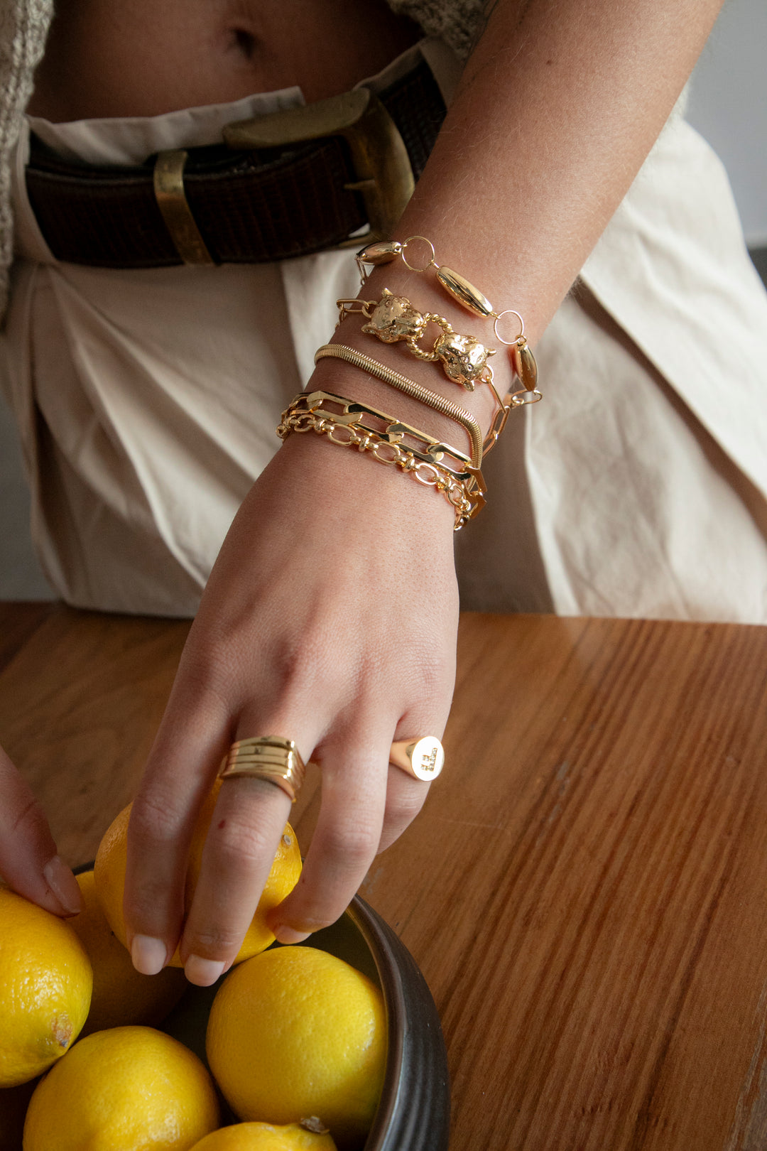 Pulsera Ana María Oro