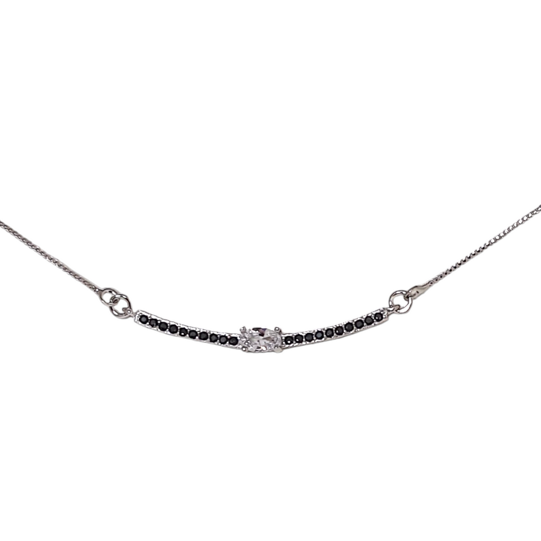 Collar Amelia Platino