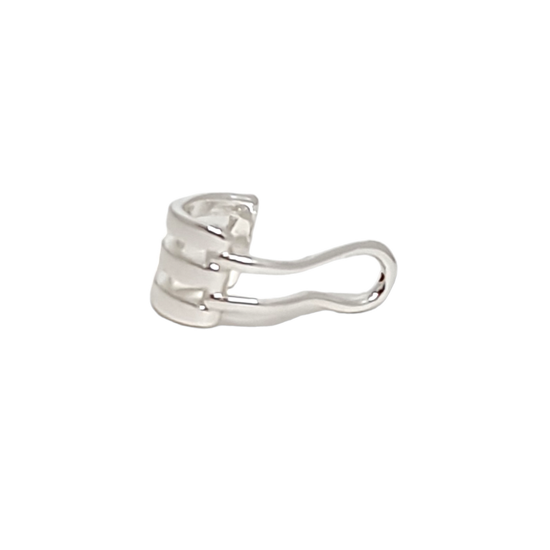 EARCUFF TRIPLE PLATA