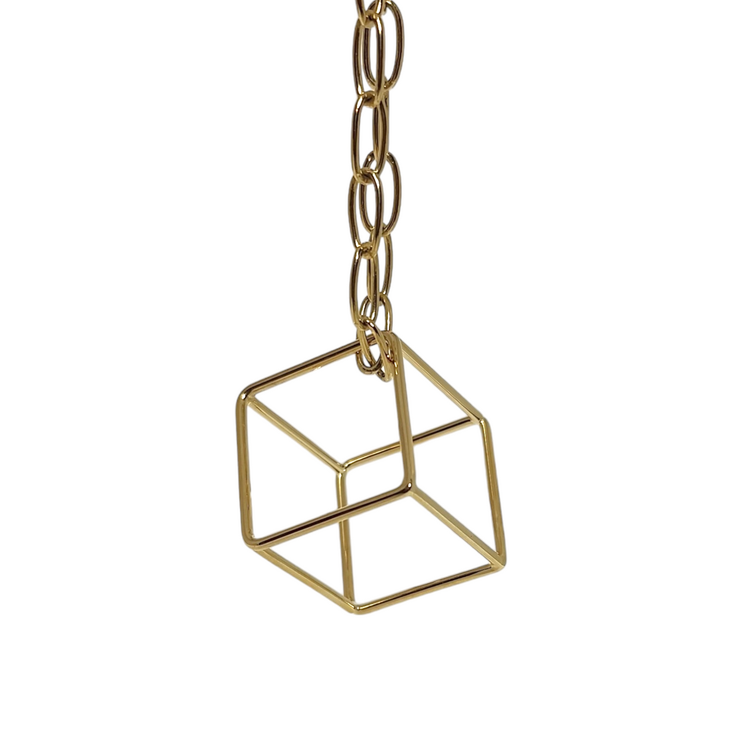 Collar Cubo Oro