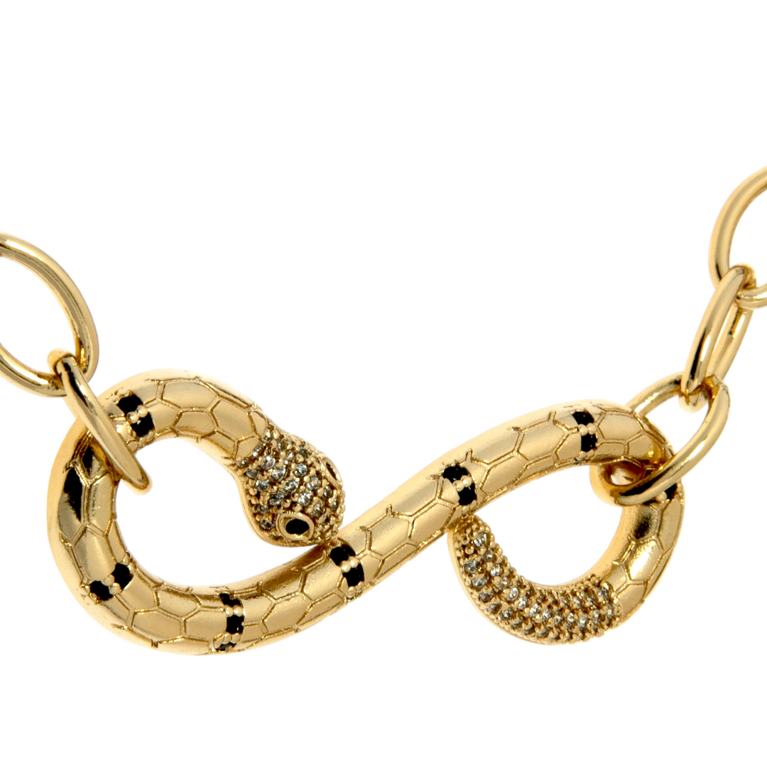 Collar Serpiente Oro