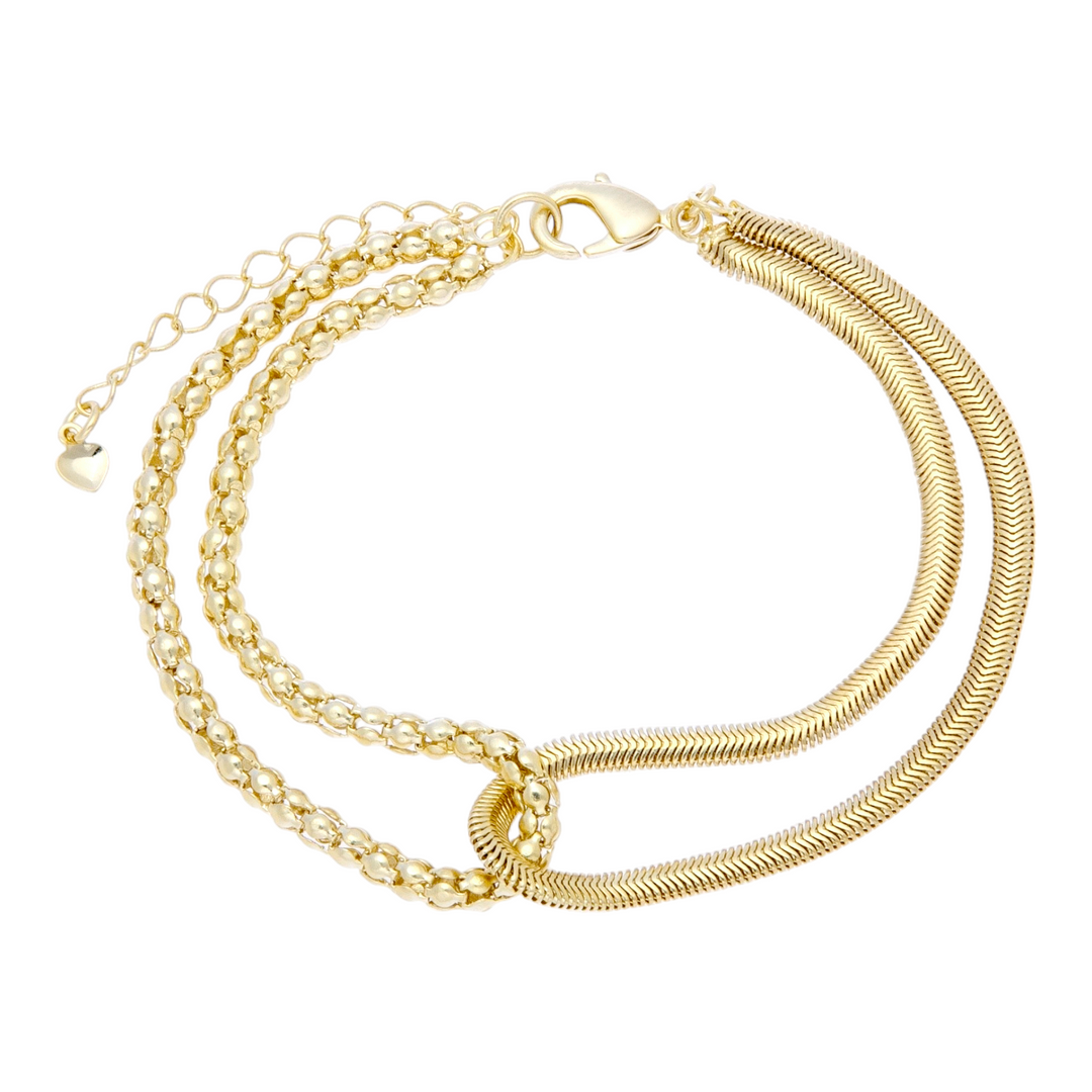 PULSERA CINTA CLARA ORO