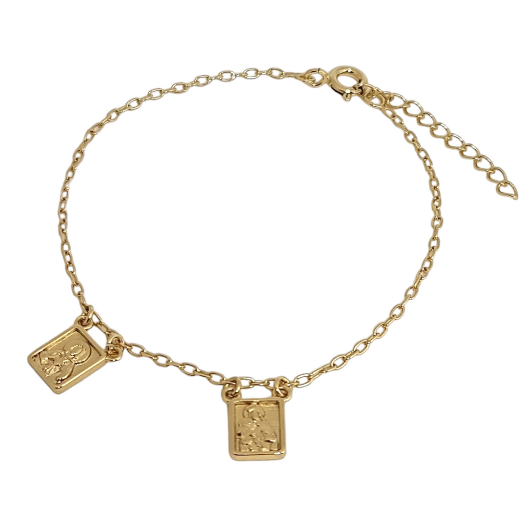 Pulsera Escapulario Oro