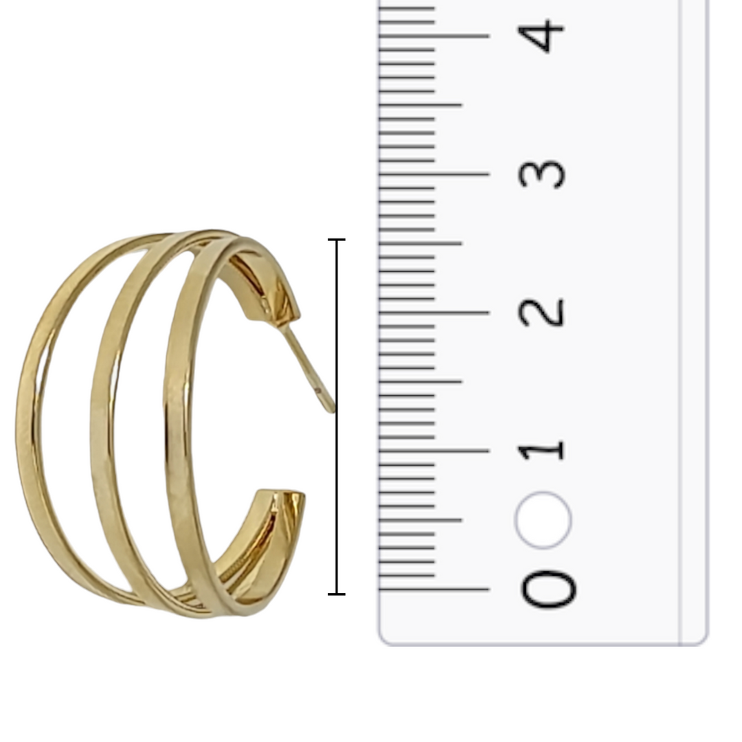 Argollas Triple Ana Oro