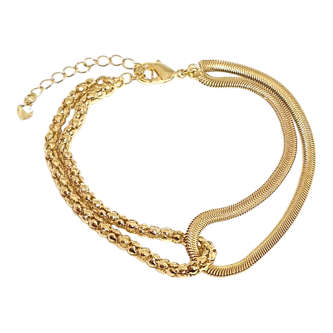 PULSERA CINTA CLARA ORO