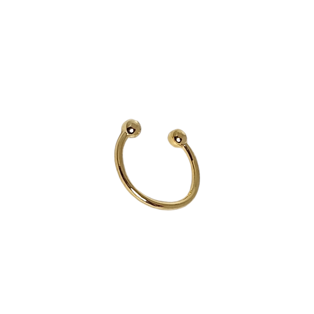 Earcuff Liso Oro