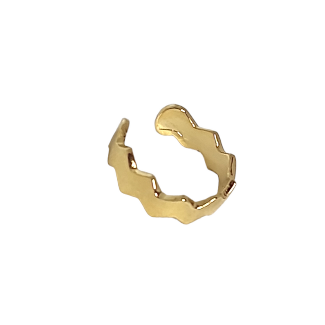 EARCUFF ZIGZAG ORO