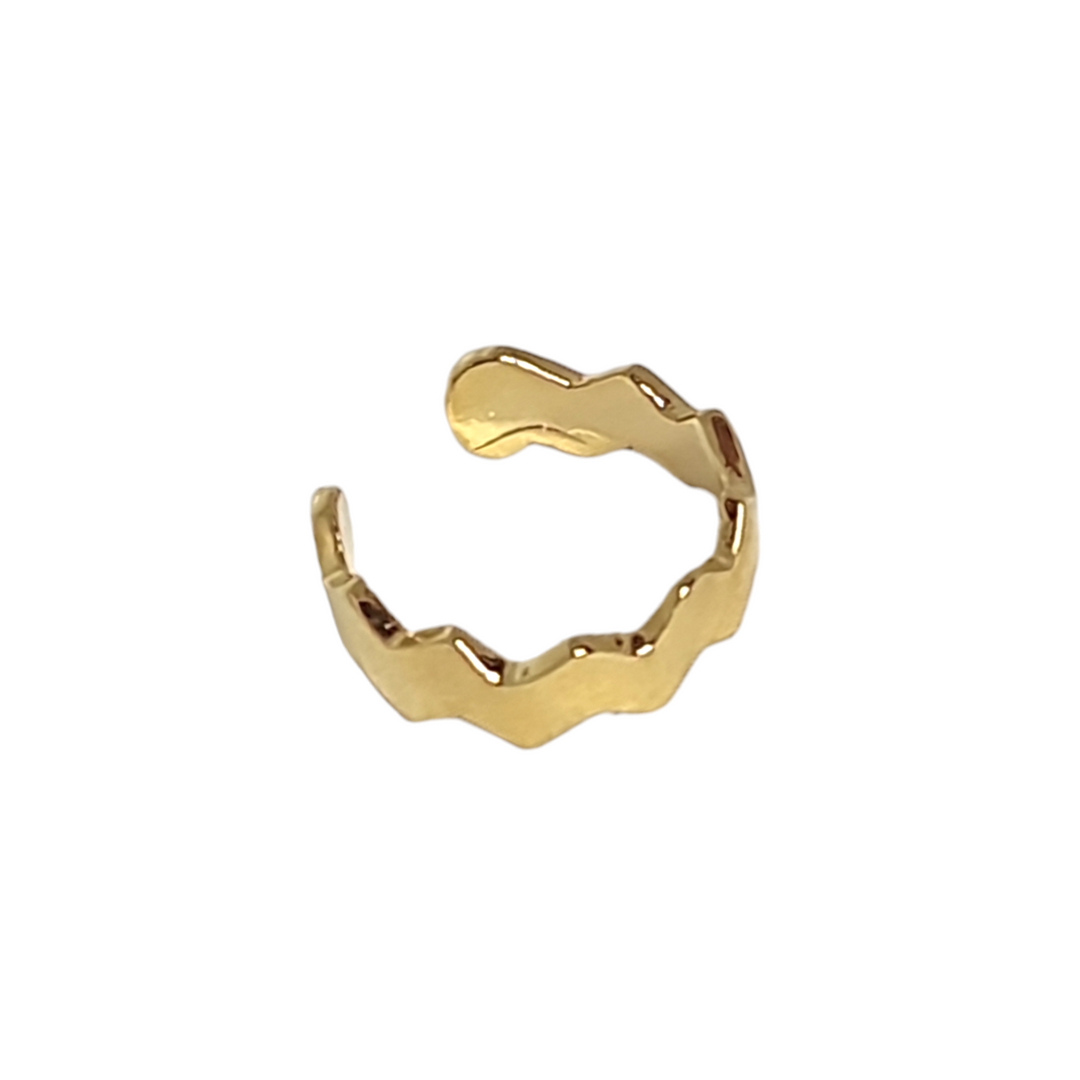 EARCUFF ZIGZAG ORO