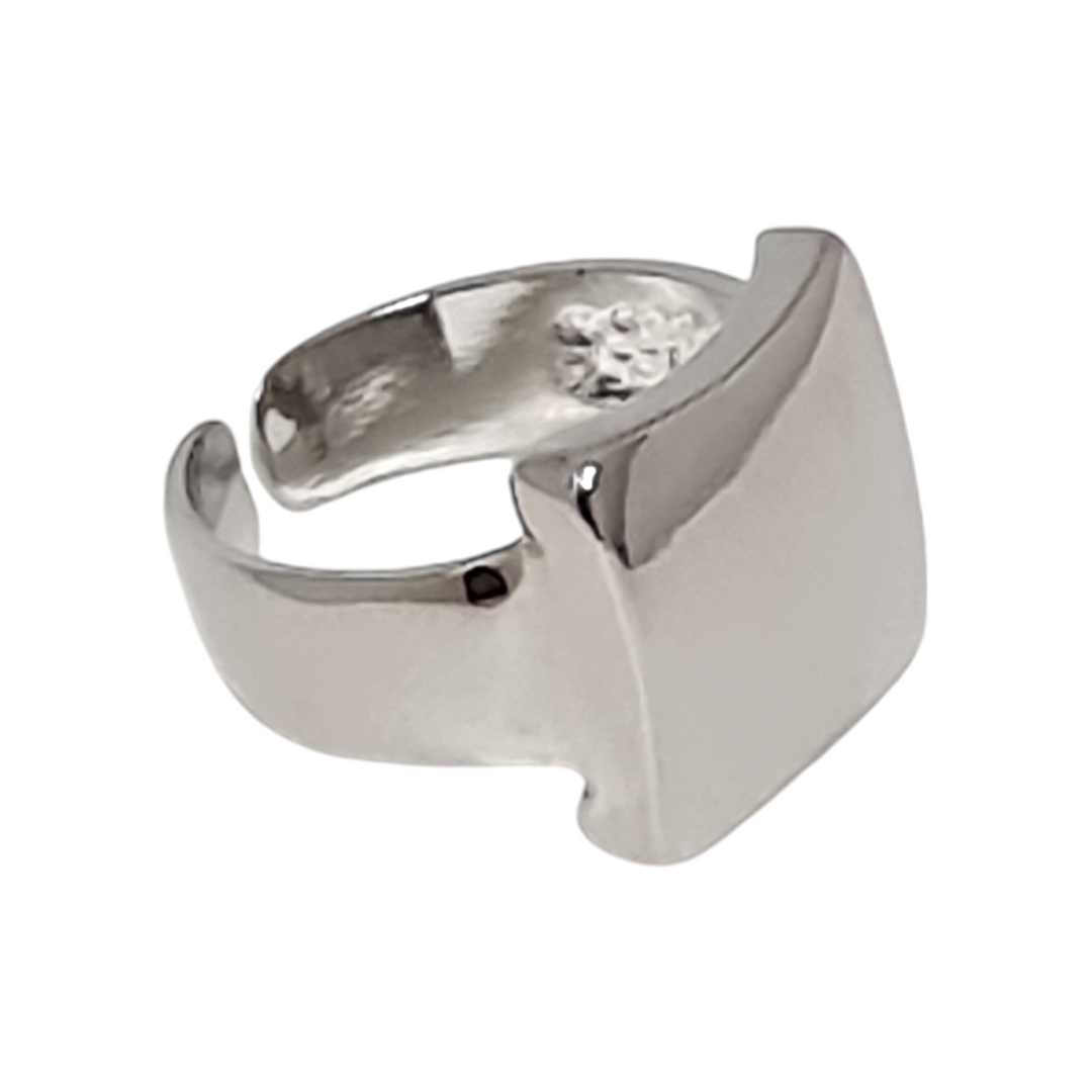 Anillo Ajustable Meñique Andrea Platino