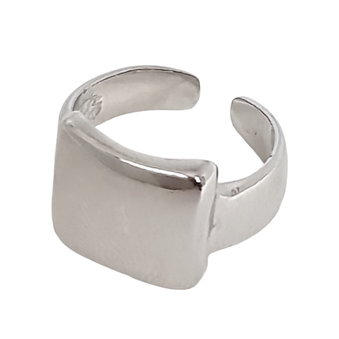 Anillo Ajustable Meñique Andrea Platino