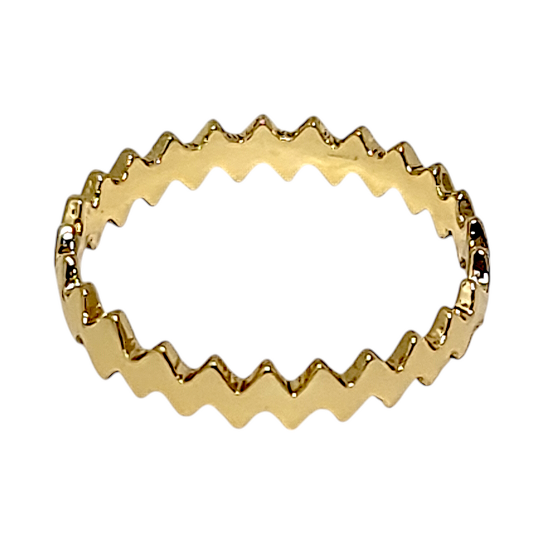 Anillo Zig Zag Oro