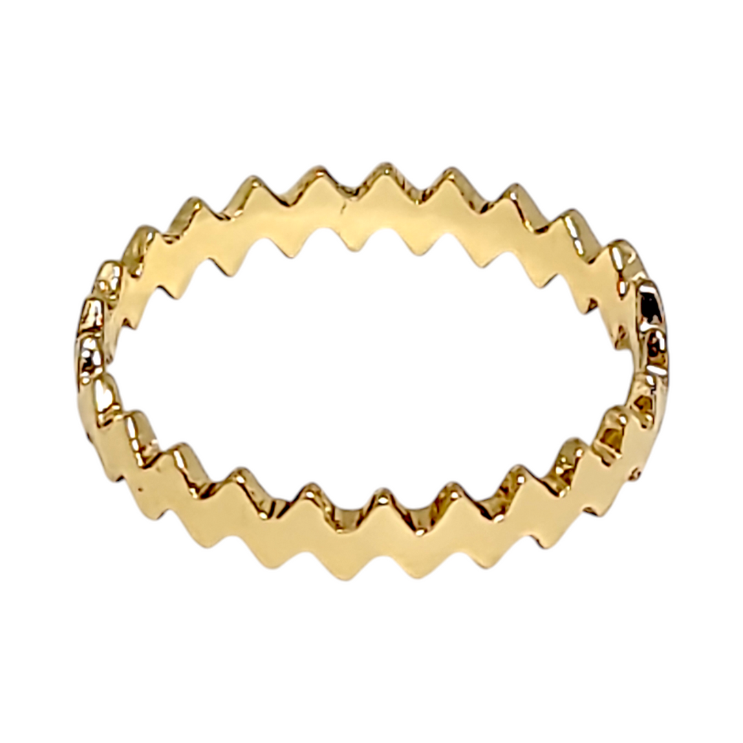 Anillo Zig Zag Oro