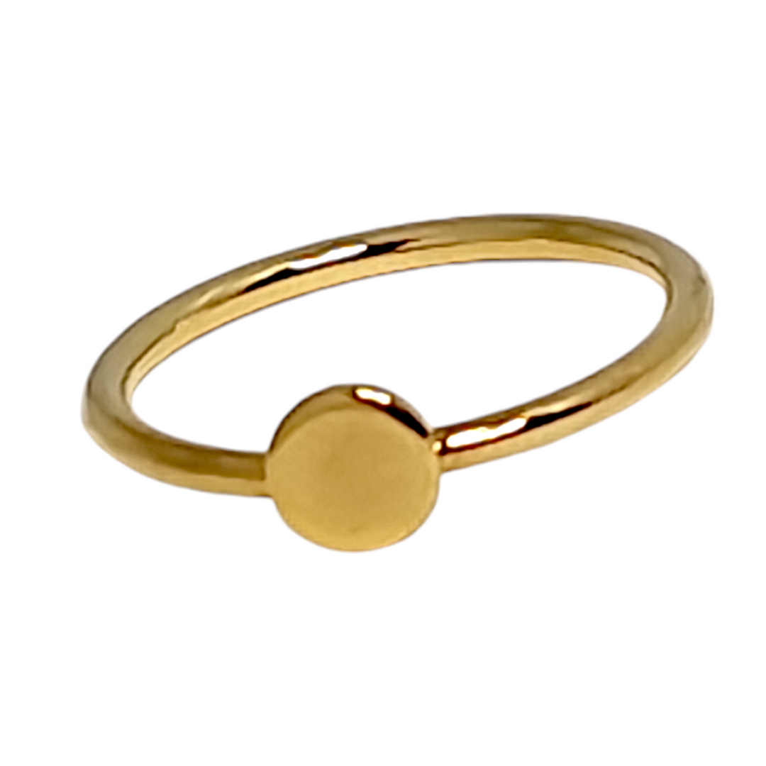 Anillo Laurita Liso Oro