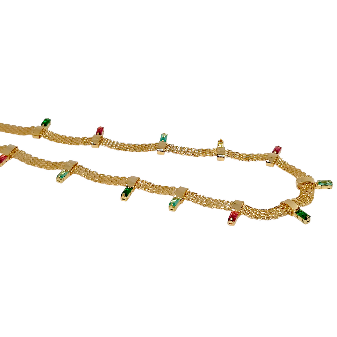 Collar Cinta Chocker Macarena Oro