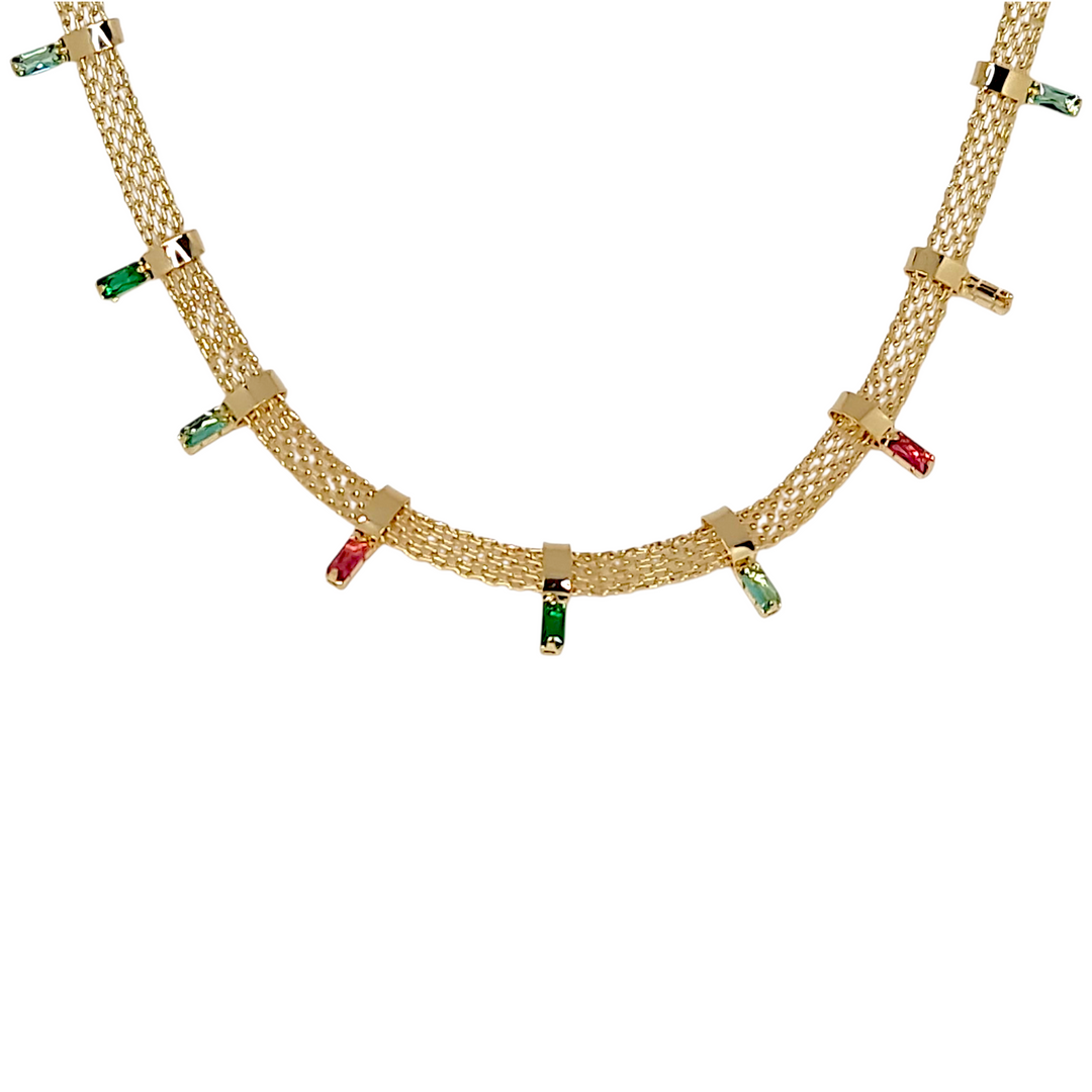 Collar Cinta Chocker Macarena Oro