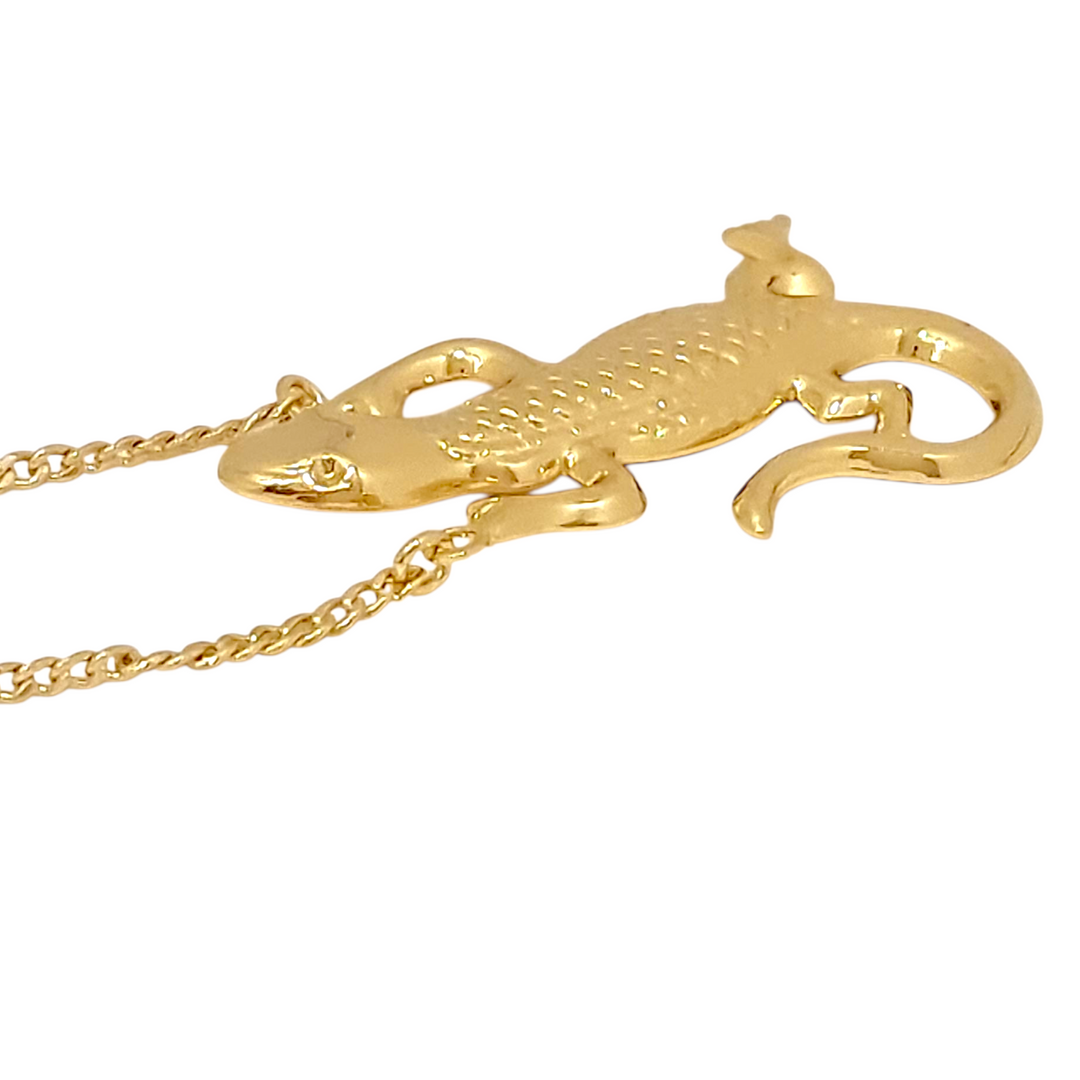 Collar Lagarto Oro
