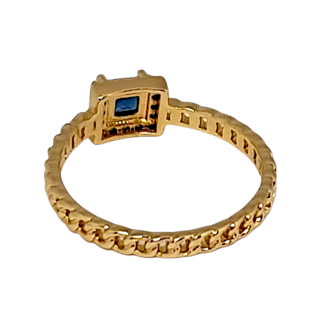 Anillo Sofía Záfiro Oro
