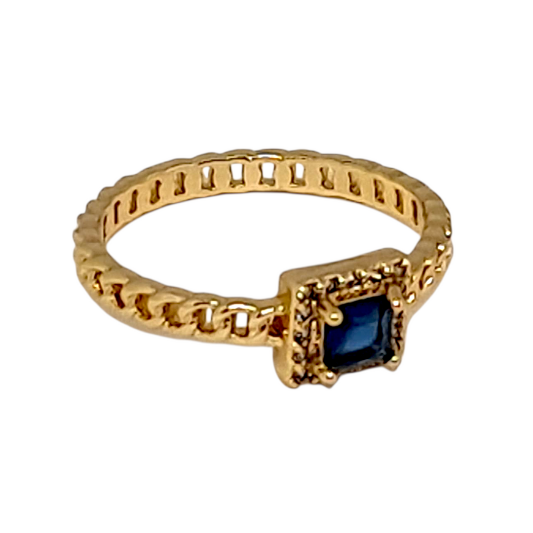 Anillo Sofía Záfiro Oro