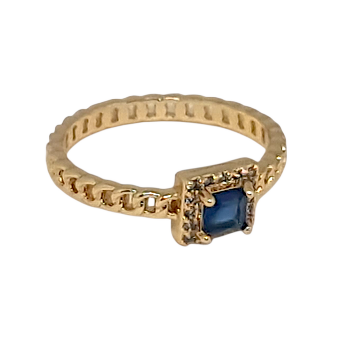 Anillo Sofía Záfiro Oro