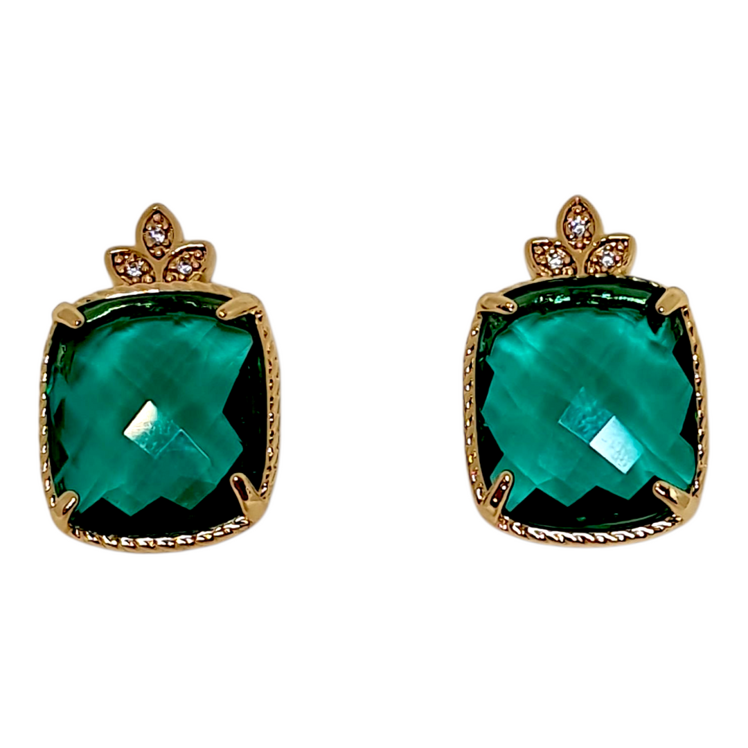 Aros Magdalena Esmeralda Oro