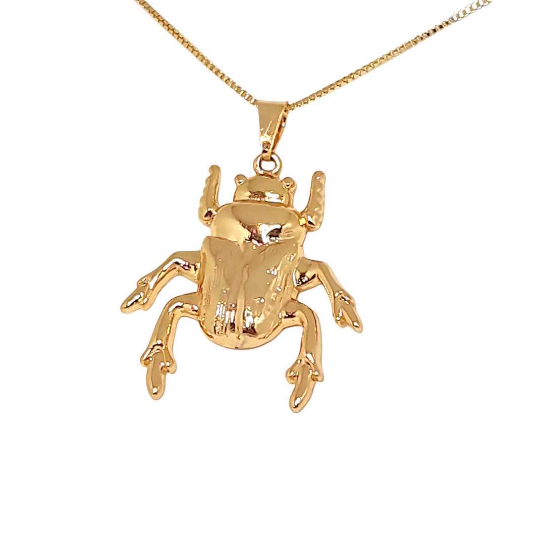 Collar Escarabajo M Oro