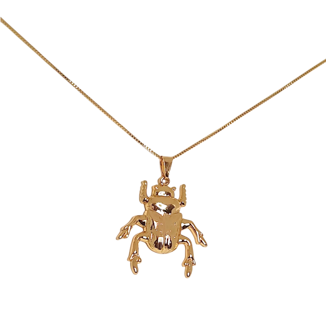 Collar Escarabajo M Oro