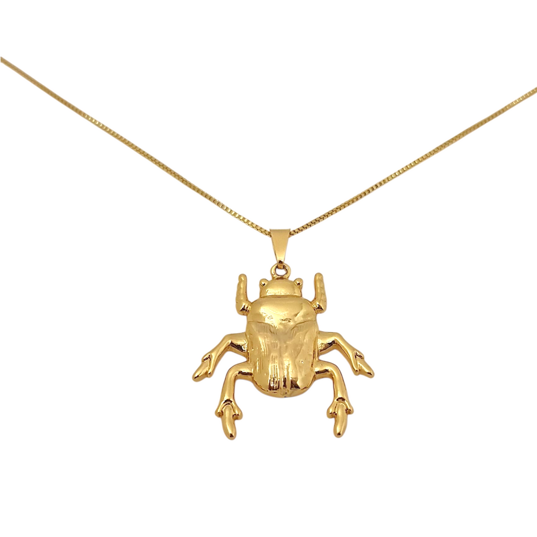 Collar Escarabajo M Oro