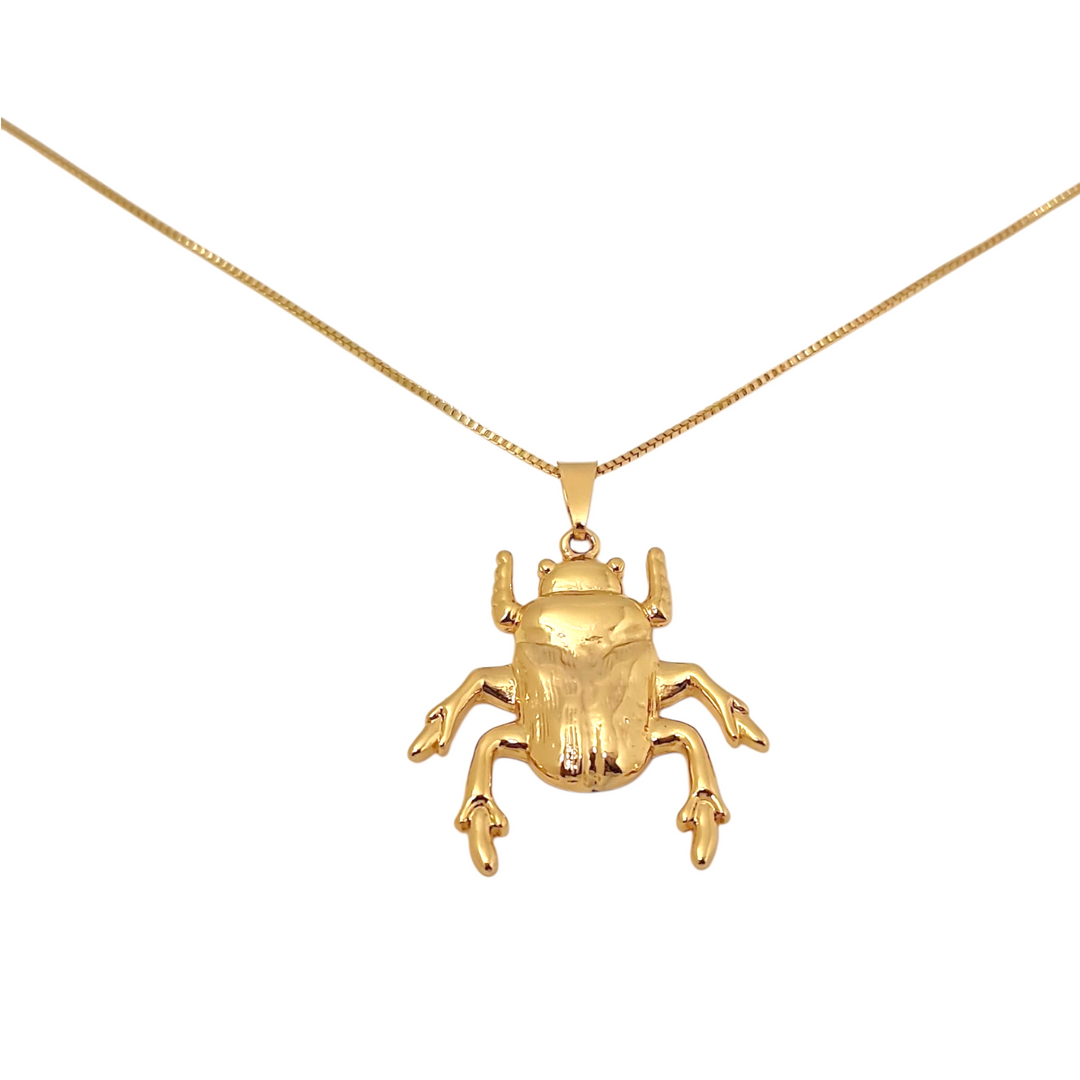 Collar Escarabajo M Oro