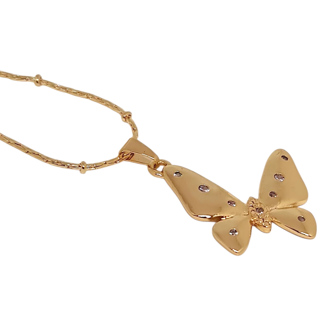 Collar Mariposa Ana Oro