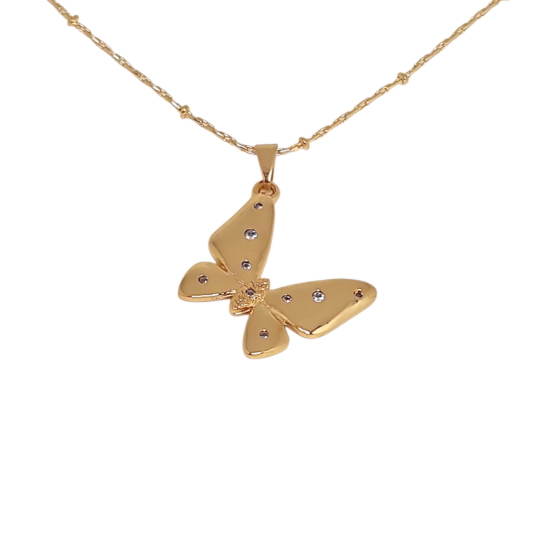 Collar Mariposa Ana Oro