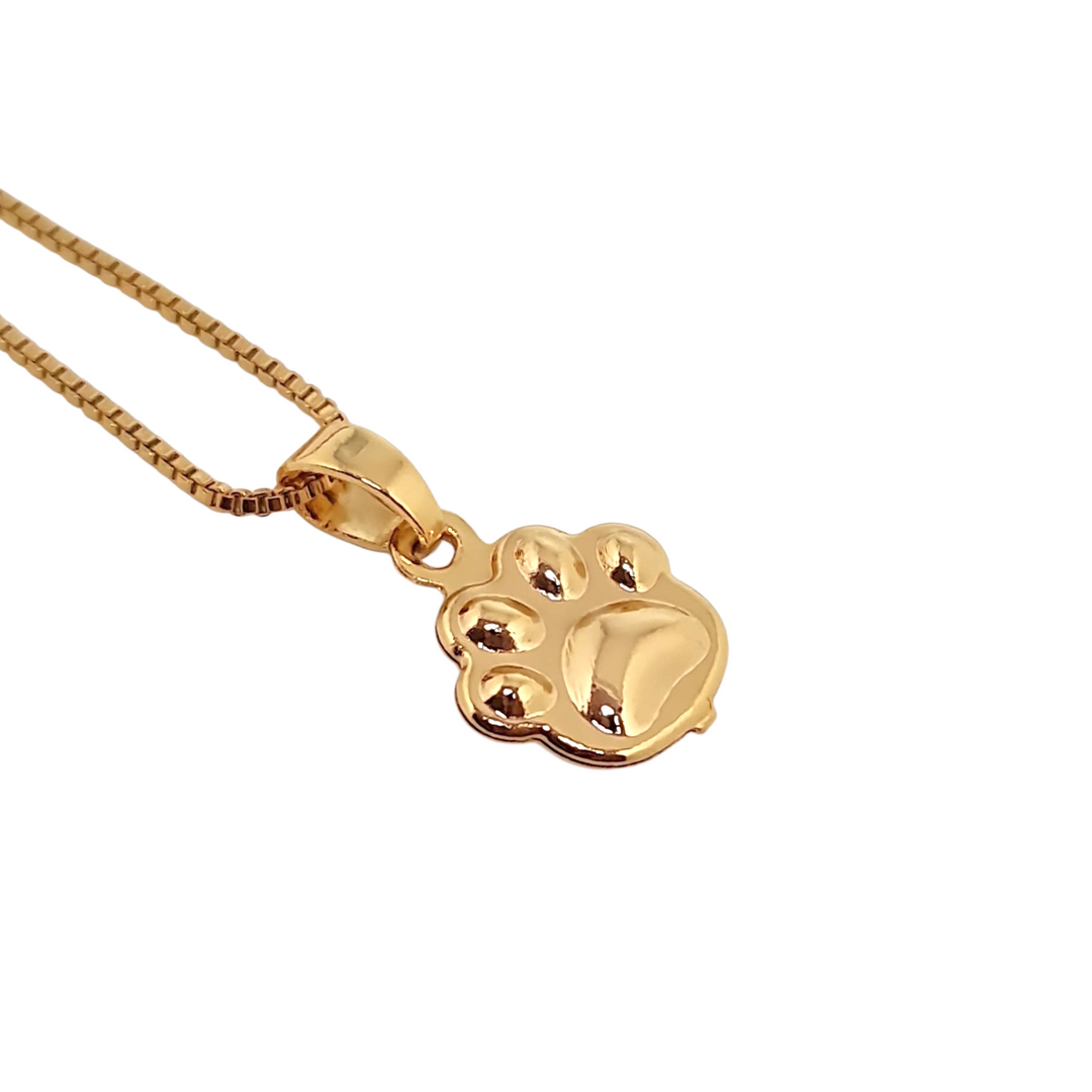Collar Mascota Patita Oro