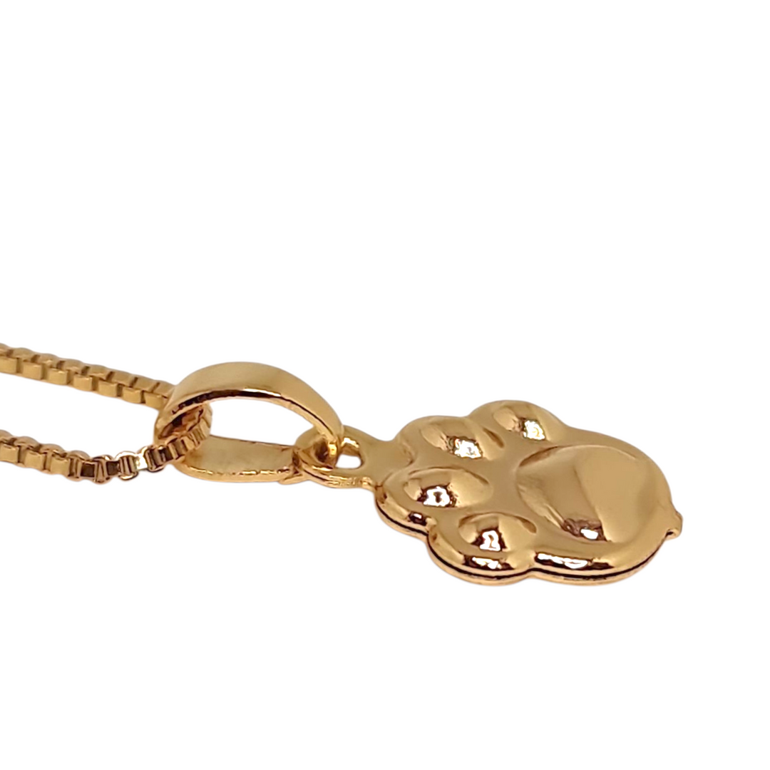 Collar Mascota Patita Oro