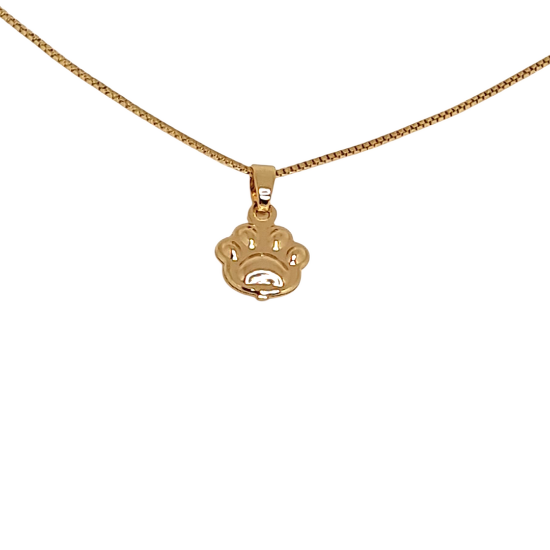 Collar Mascota Patita Oro