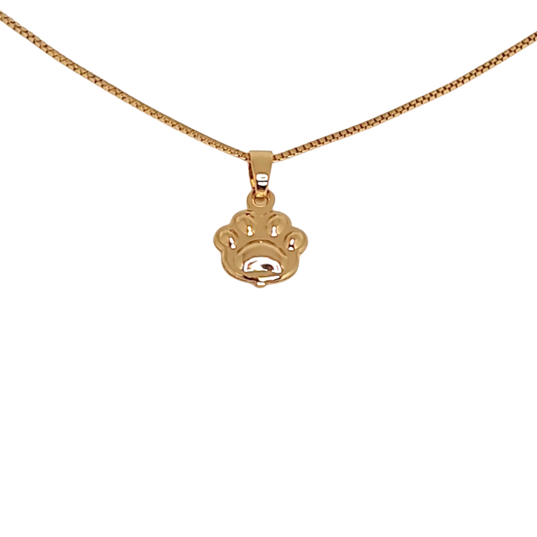 Collar Mascota Patita Oro