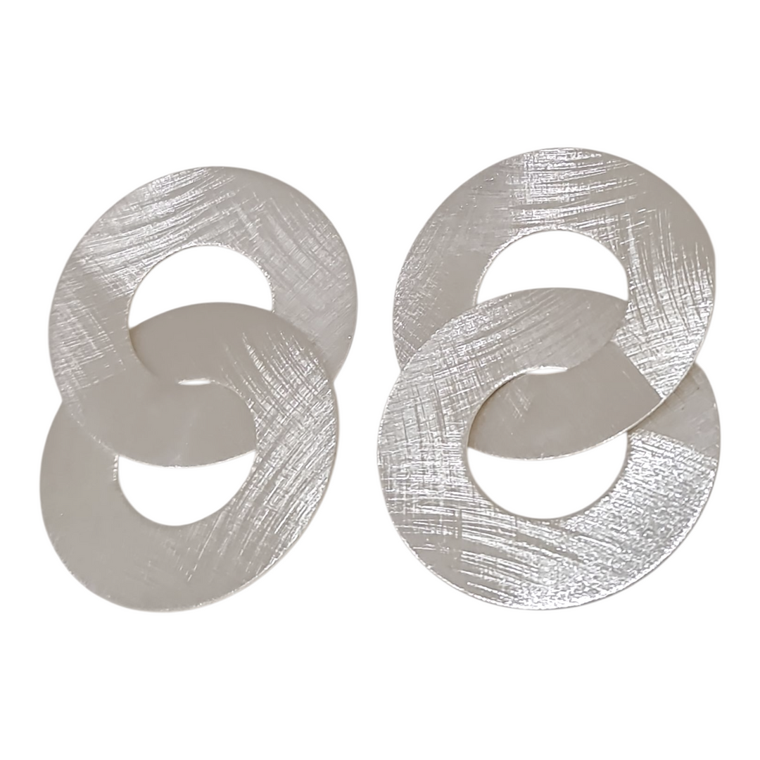 Aros Blanca Plata