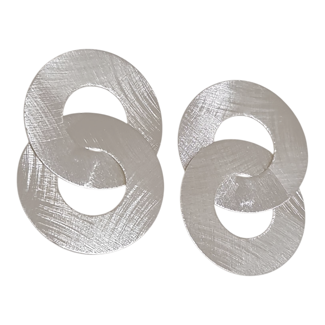 Aros Blanca Plata