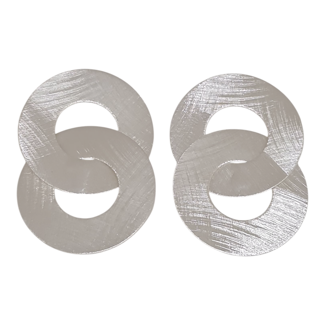 Aros Blanca Plata