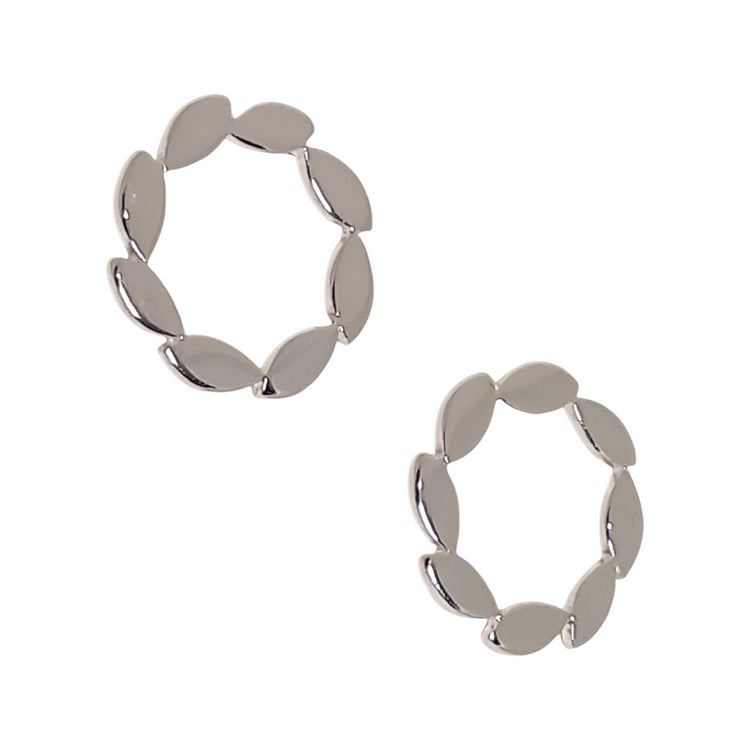 "Aros Carla Plata 925 - Detalle del diseño"