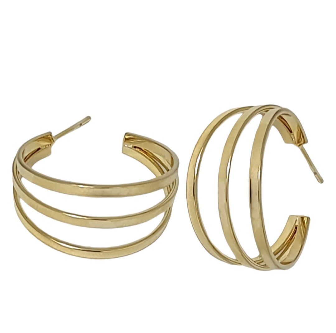Argollas Triple Ana Oro