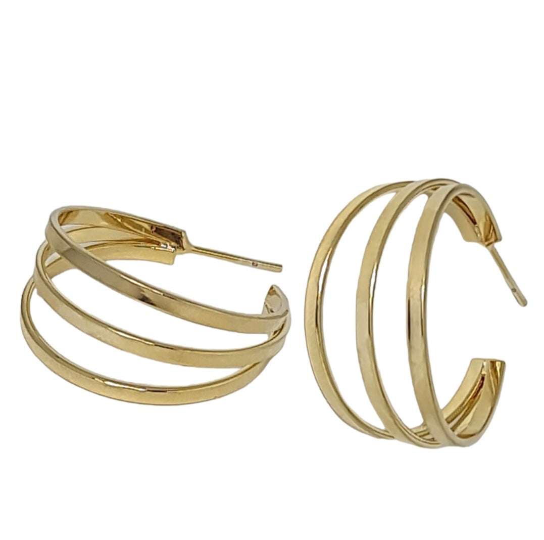 Argollas Triple Ana Oro