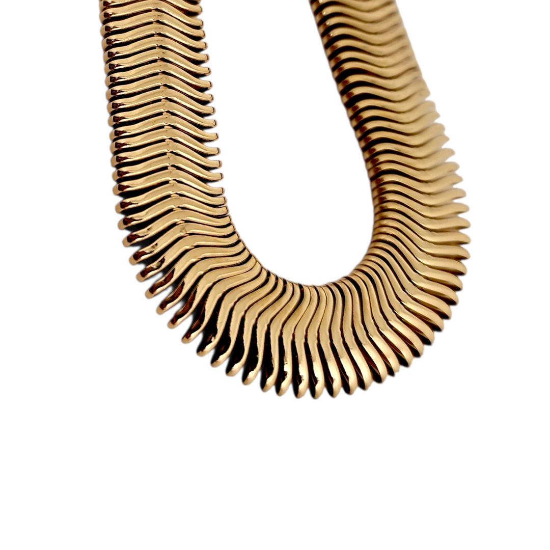 Collar Cinta Clara Oro